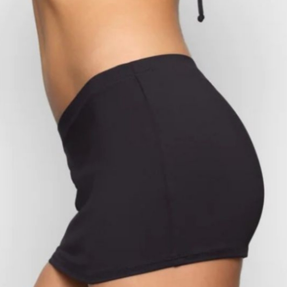 SKIMS 2 Pieces Swimming High Neck Racer Back Top & Mini Micro Swim Skirt - Picture 16 of 16